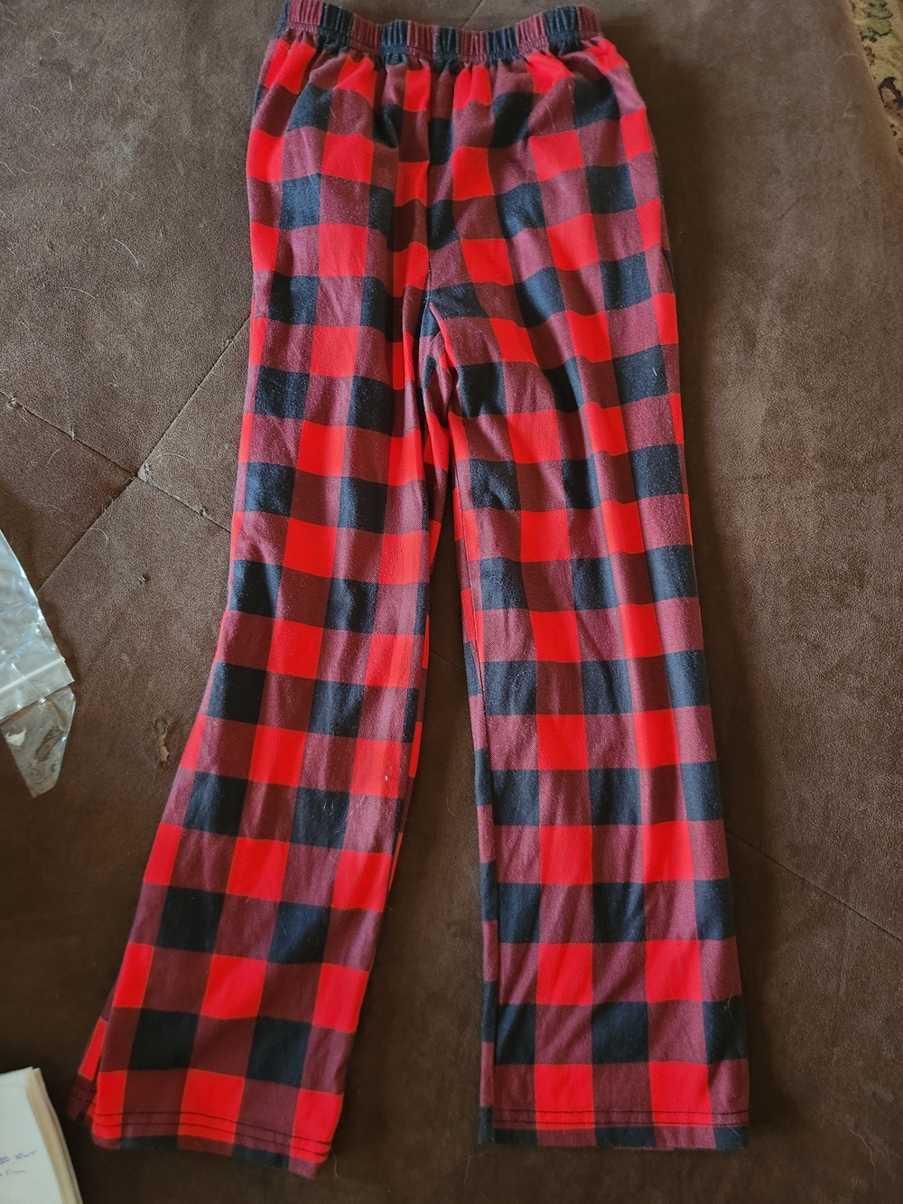 Kids Plaid Red & Black Pajama Pants - Cozy Sleep Bottoms